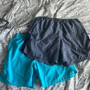 Men’s Nike running shorts.